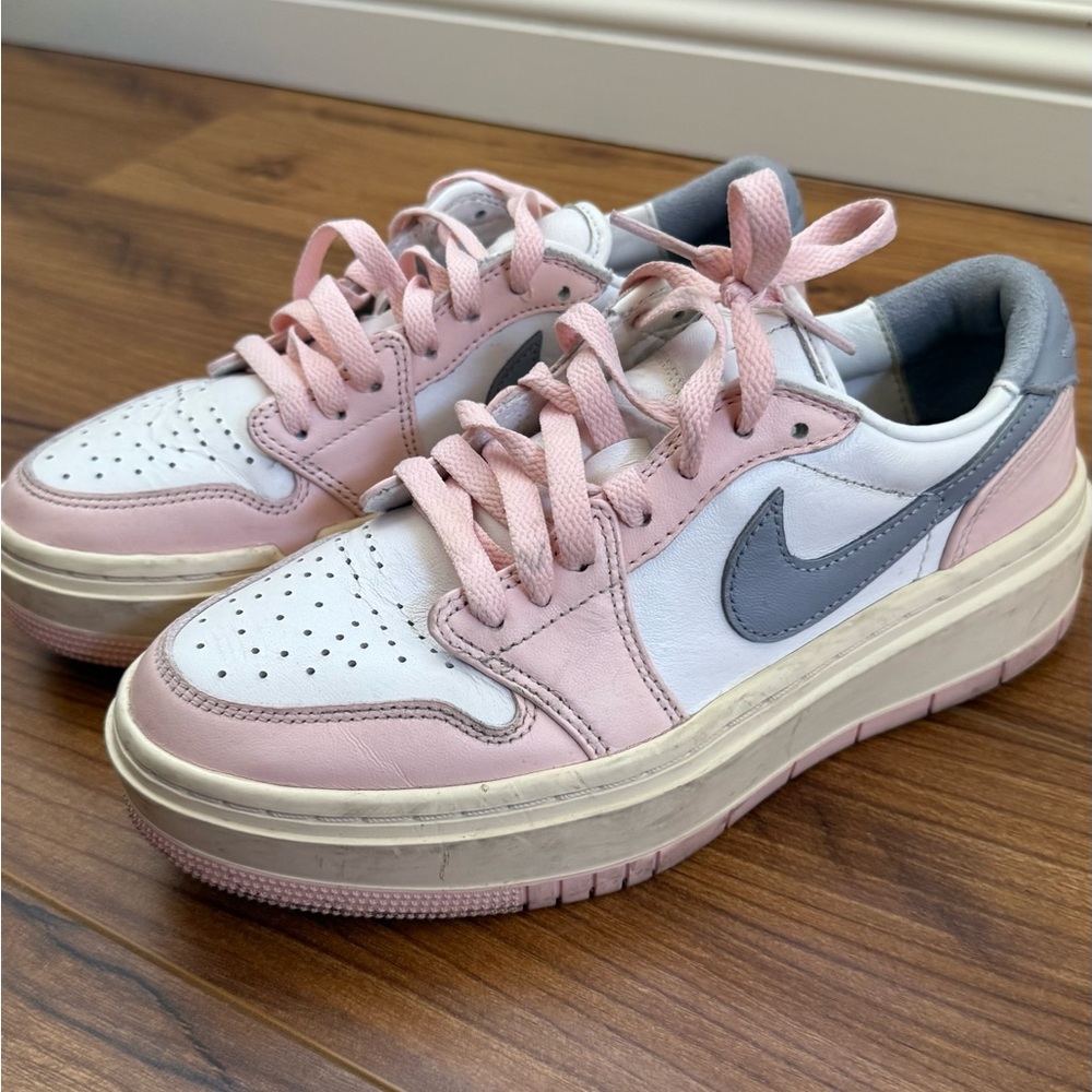 Nike Women's Pink and Gray Sneakers